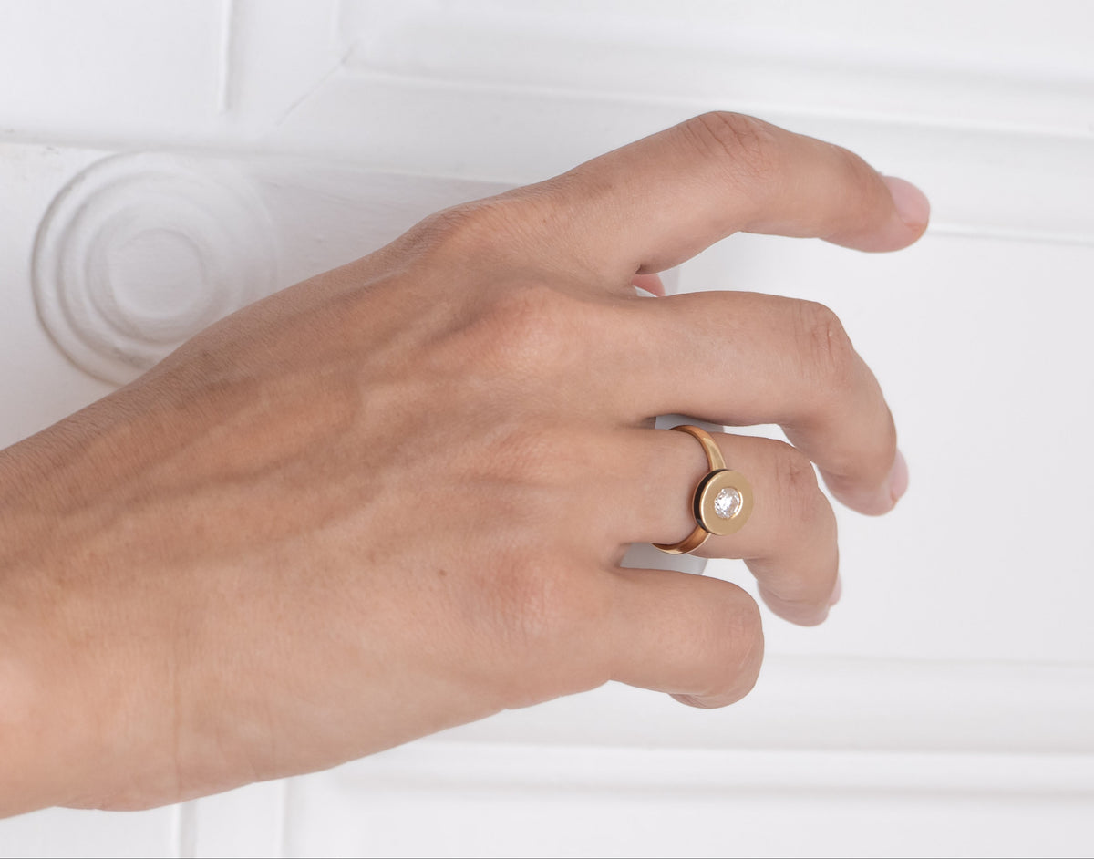 Bague La Disque laquée