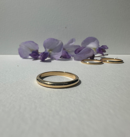 Alliance Demi-jonc large - 2,4 mm