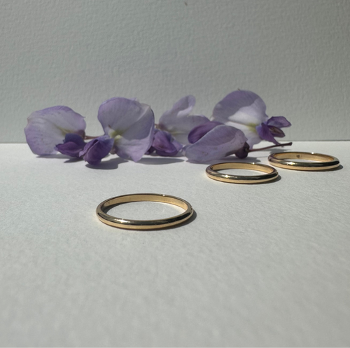 Alliance Demi-jonc fin - 1,6 mm