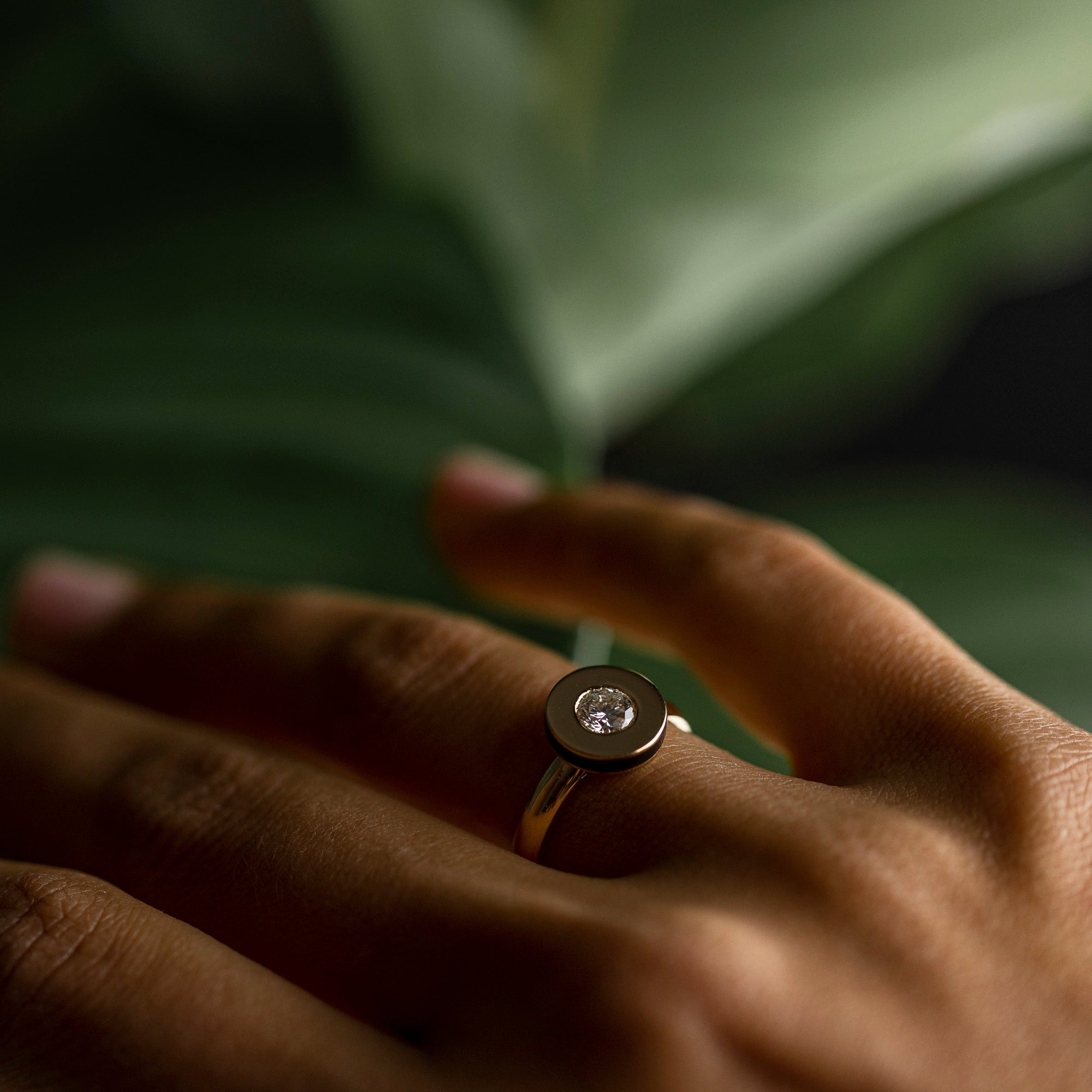 Bague La Disque laquée