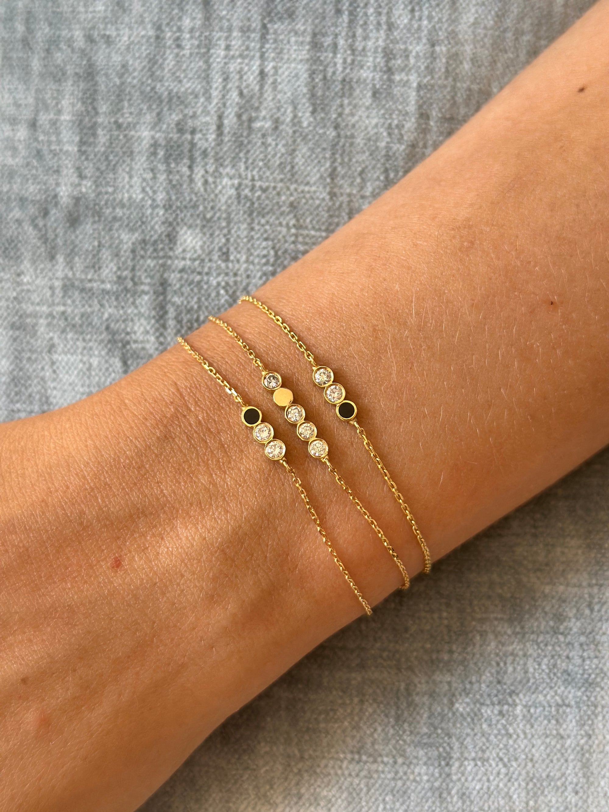 Bracelet 5 Confettis Laque