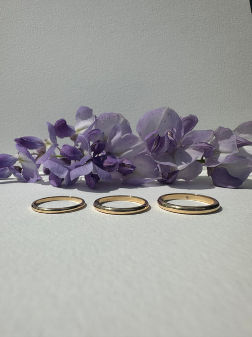 Alliance Demi-jonc - 2 mm