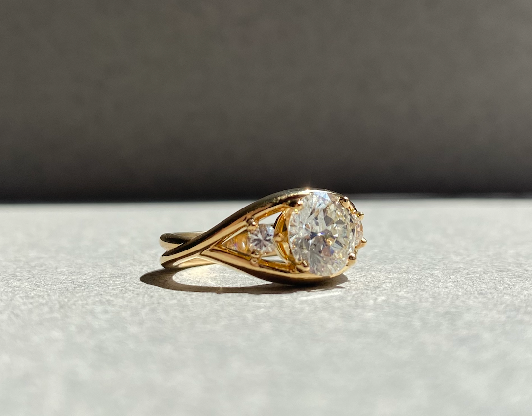 Bague Or Diamant Femme Bijoux