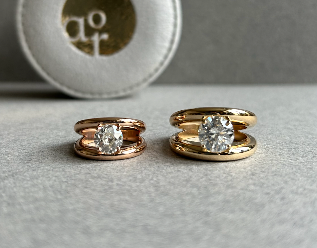 Bagues Or Rose Diamant Femme