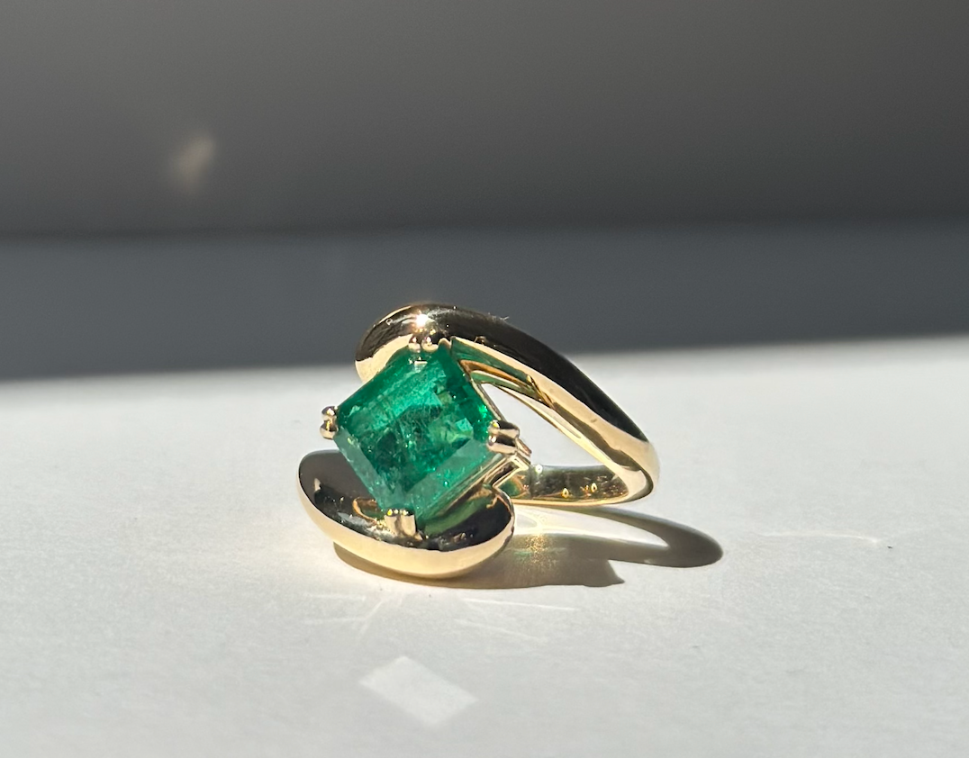 Emeraude Or Bijoux Bague Femmes