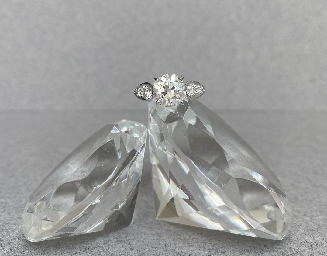 Femme Diamant Bague Or