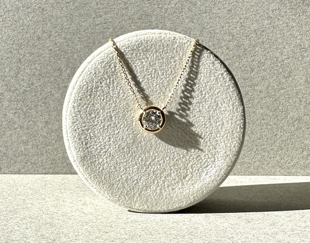 Or Collier Diamant Bijoux Femme