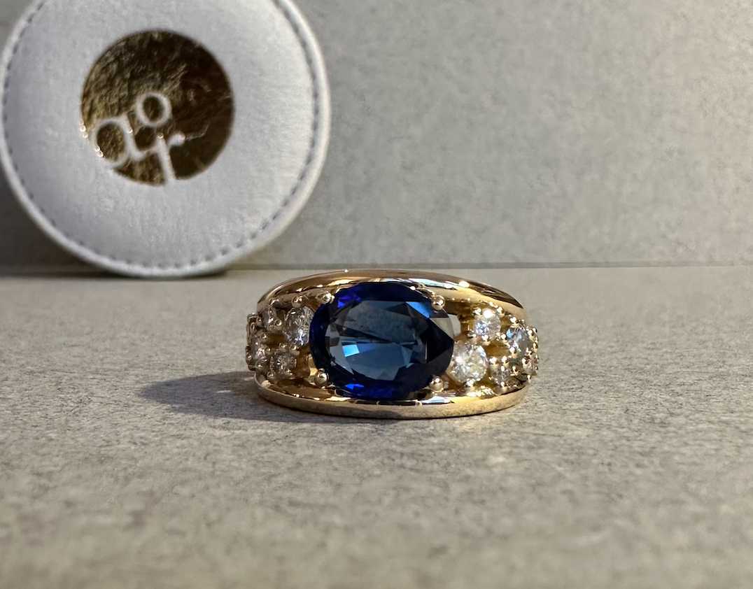 Saphir Pierre Diamant Or Bijoux